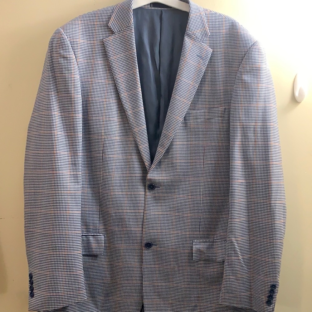 Men's Paul Fredrick Wool 2 Button 46XL Blazer